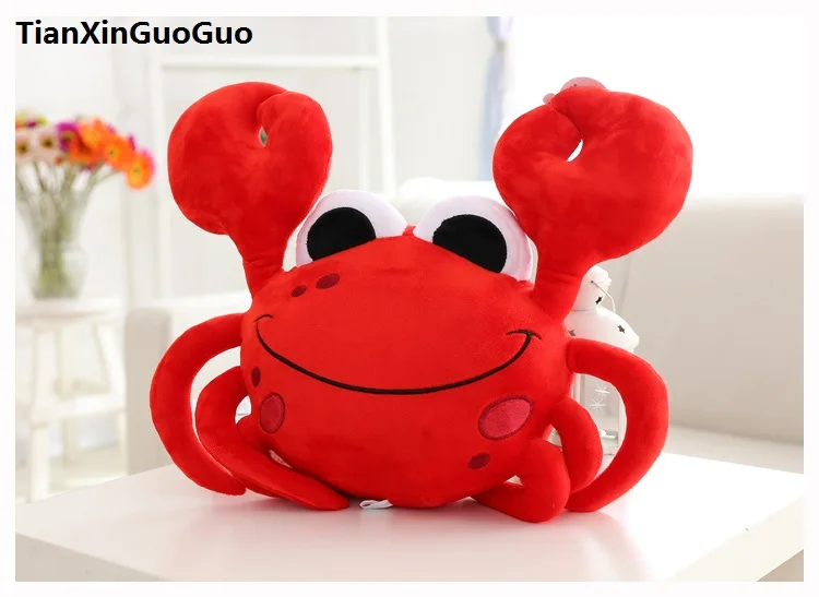 Имитация красного краба плюшевая игрушка большой 65 см Мягкая кукла подушка