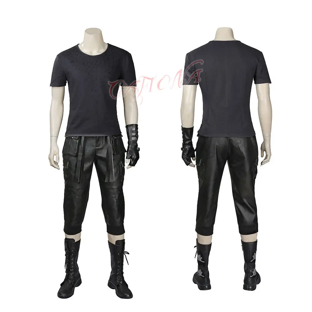 Костюм для косплея Cafiona Cool Noctis Lucis Caelum финальная фантазия XV мужской черный костюм