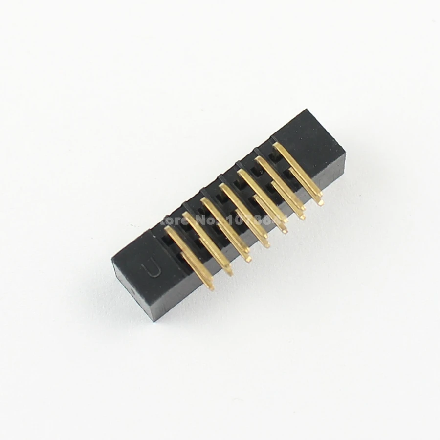 100 шт. 2 мм 2x7Pin 14 контактный правый угол &quotпапа&quot в кожух IDC разъем заголовки