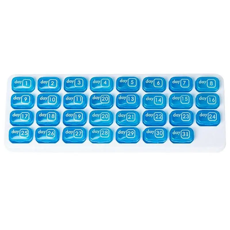 31 дня медицины диспенсер для таблеток Органайзер таблетки коробка еженедельного