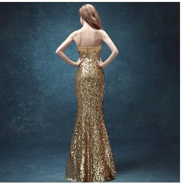 Длинное вечернее платье Русалка со стразами большие размеры TK1250|mermaid evening dress|evening