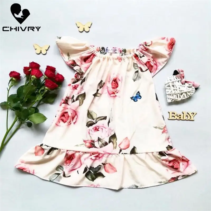 Chivry новые платья для мамы и дочки лоскутное платье без рукавов с цветочным