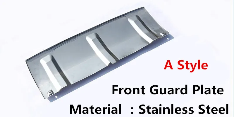 Front Guard Plate A Для Land Rover Дискавери Спорт- передний задний бампер диффузор защита противоскользящая пластина высокое качество нержавеющая сталь автомобильные аксессуары - Цвет: Front Guard Plate A