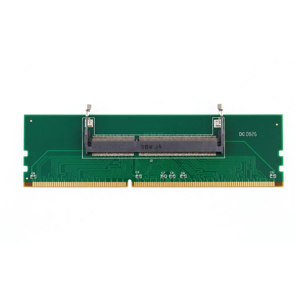 Профессиональный DDR3 ноутбук SO-DIMM для рабочего стола DIMM разъем для ОЗУ настольный адаптер карта памяти тестер Зеленый