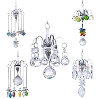 hd crystal suncatcher rainbow maker pendant hanging chandelier prisms chakra lamp home garden wedding decoration accessaries