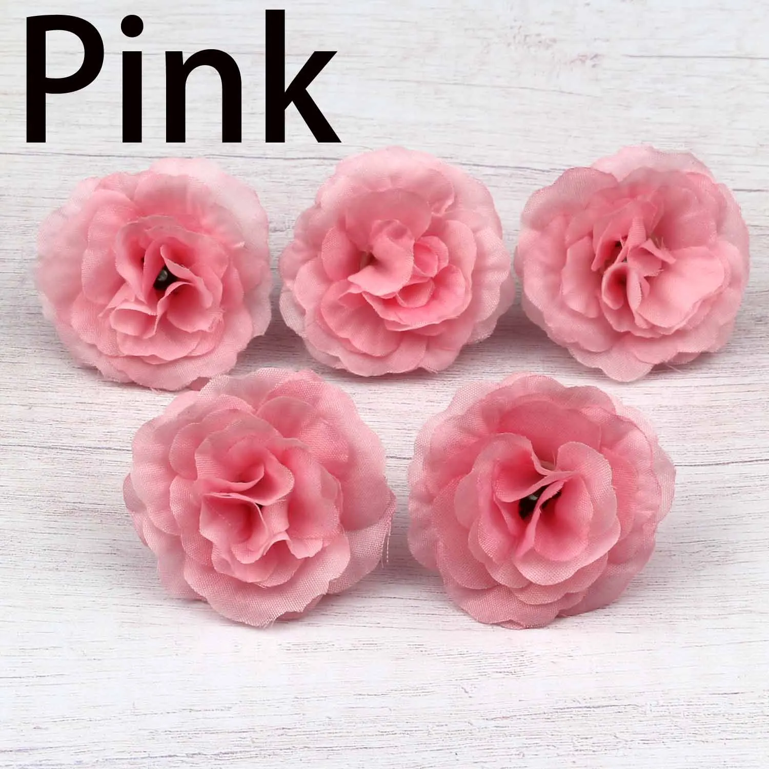 Pink 36 шт. 4 см мини бутоны роз Искусственные Шелковые Цветы вечерние свадебные украшения дома Multi цвет доступны - Цвет: Pink