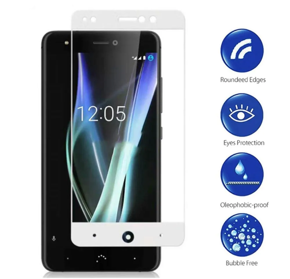 Полное покрытие закаленное стекло для BQ U2 Lite V Plus X Pro X2 Защита экрана Защитная
