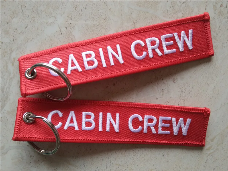 Cabin Crew Embroidered Key Tag | Автомобили и мотоциклы