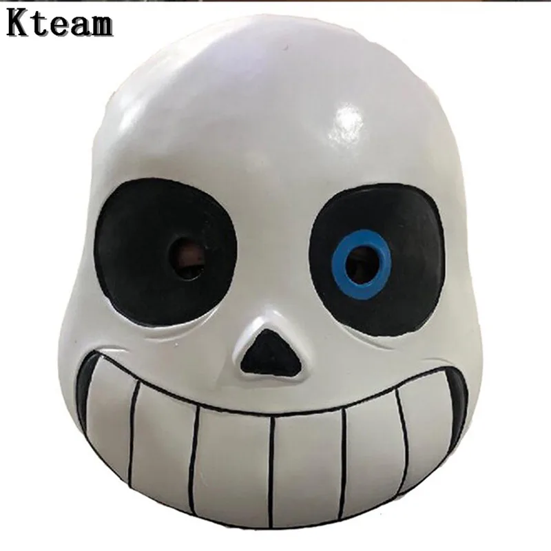 Популярная забавная Маскарадная маска Sans Undertale крутой скелет череп на Хэллоуин