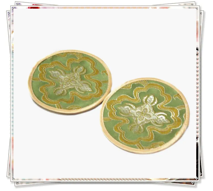 Роскошная круглая чашка с цветами набор из 2 подставок шелковая подставка для чая