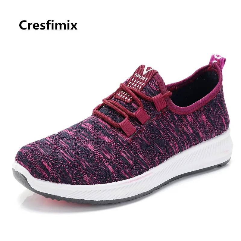 Туфли Cresfimix женские сетчатые дышащие светильник кие удобные Нескользящие черные