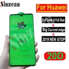 Закаленное стекло с полным покрытием для Huawei Y7 Prime 100Y9 2020Y9 Prime 2020Y7 Prime 2019Y5PY6PY7PY6 ProY7 Pro 2018 20D, 2019 шт.