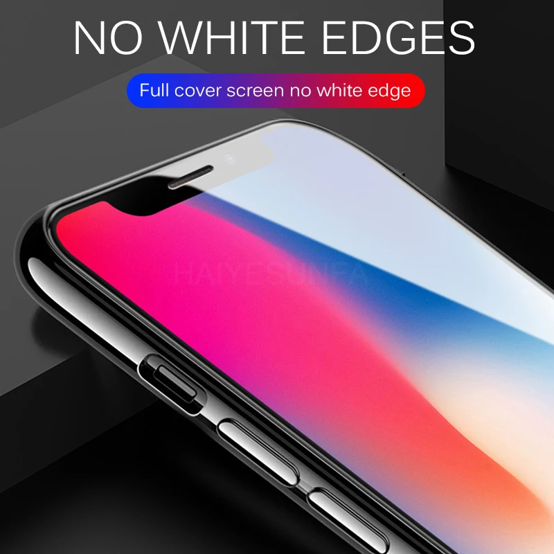 20D защитное стекло пленка для IPhone 7 6 6s 8 Plus экран протектор X XR XS Max полное изогнутое