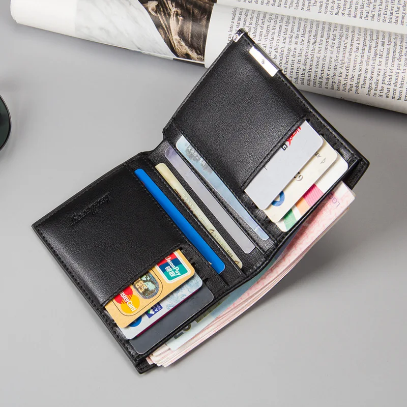 Мужские новые ультратонкие кошельки качественные мягкие жесткие