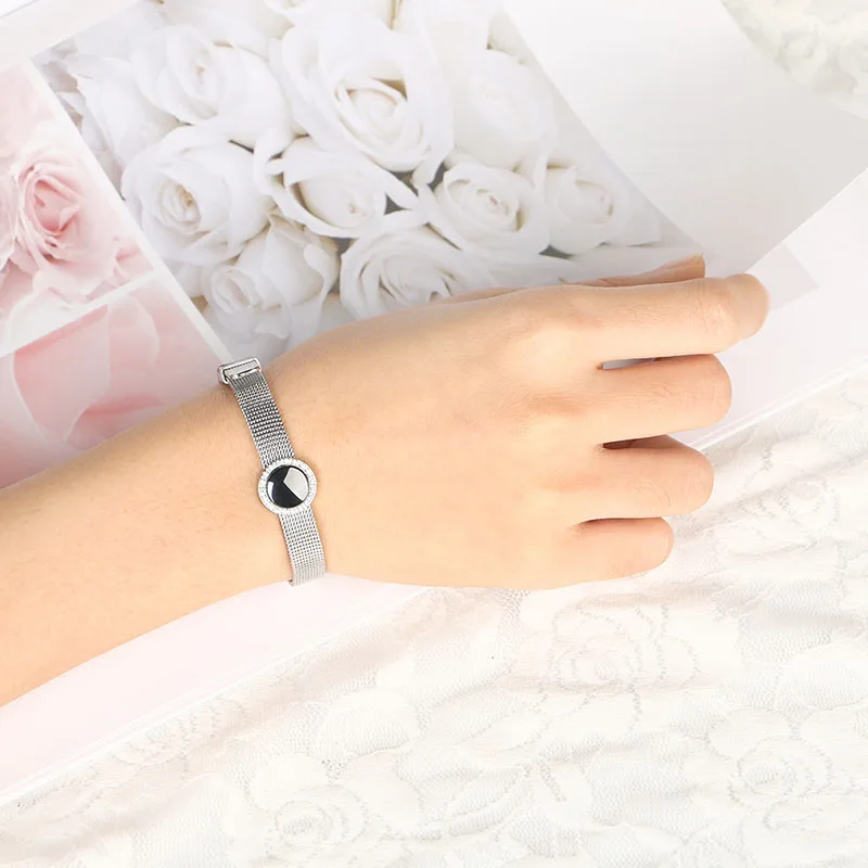 Браслет из нержавеющей стали оригинальный рефлекторный браслет подарочный