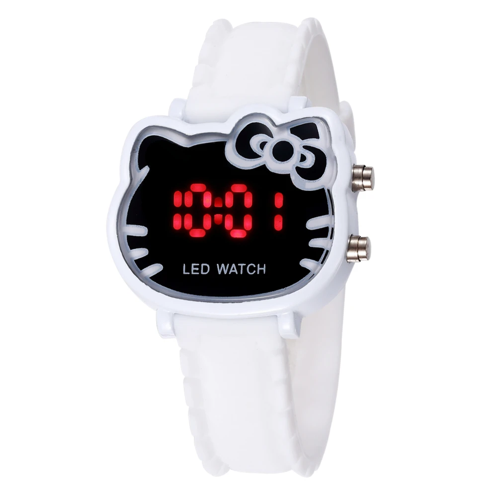 New Cute Kids Watch LED Hodinky Children Watches Cartoon Dial Wrist Watch Girls Silica Gel Clocks Ceasuri Saat Relogios infantis