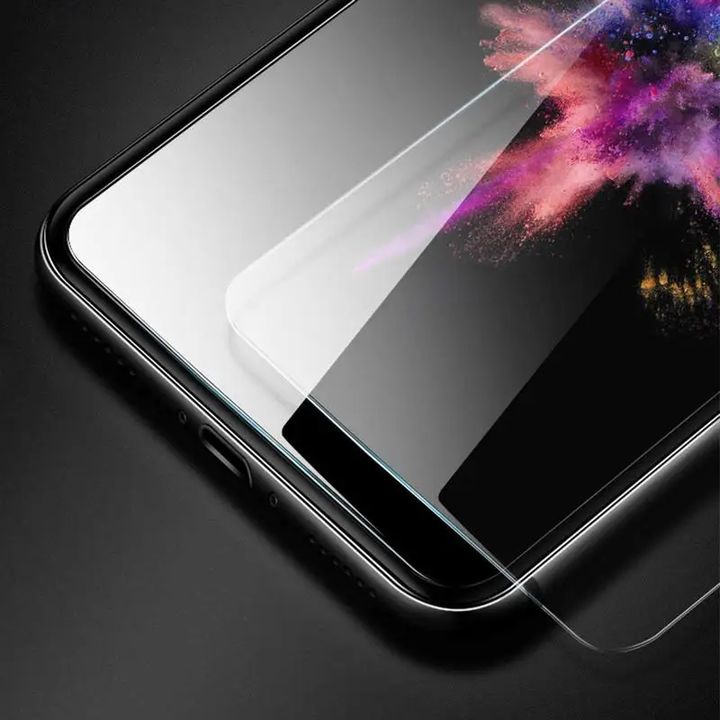 2 шт. Защитная пленка для экрана из закаленного стекла iPhone 11 Pro Max XR XS X 8 7 6 6s Plus 5S Verre