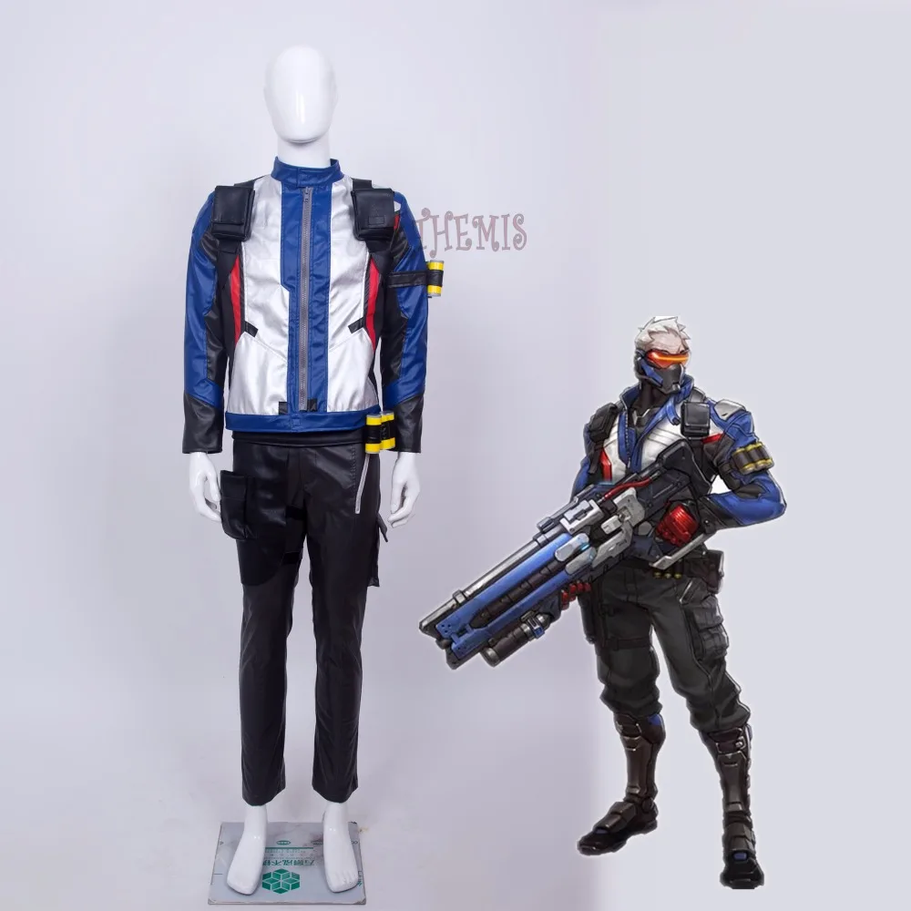 Костюм для косплея Athemis Soldier 76 высокое качество и размер как у оригинальной игры