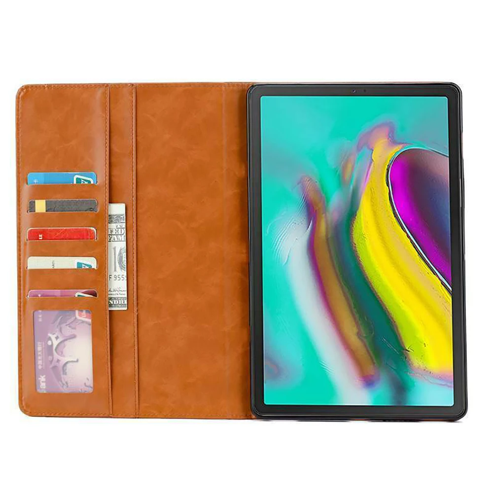 

For Samsung Galaxy Tab S5e 10.5 2019 SM-T720 SM-T725 Case PU Leather Flip Stand Cover Shockproof Tablet Case Shell t720 t725