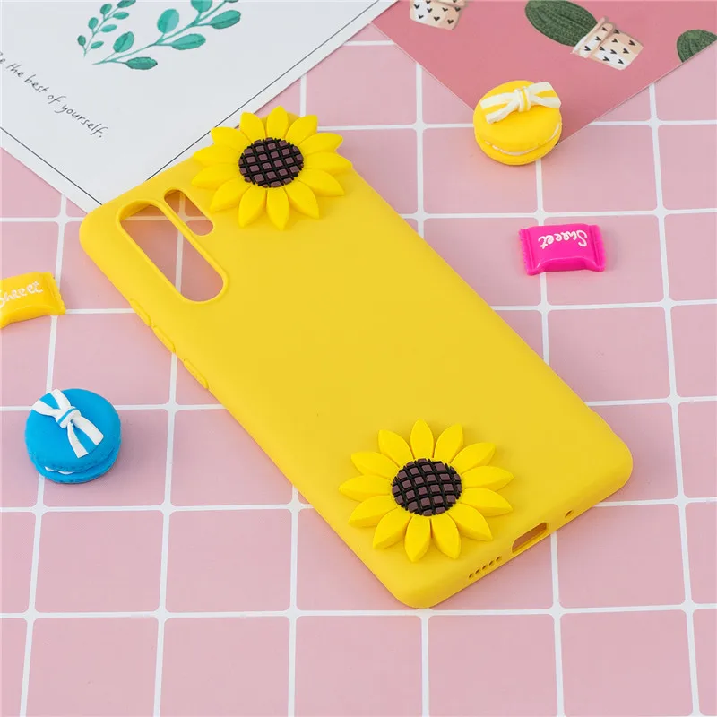 Милый мягкий силиконовый чехол из тпу с 3d-изображением единорога кактуса фруктов