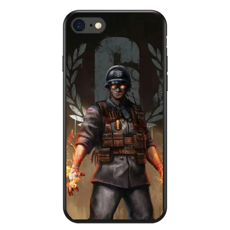 Силиконовый чехол Rainbow Six Siege YuGiOh из ТПУ для iphone 4S 5C X 10 XS 8 plus XR Max|Чехлы-накладки| |
