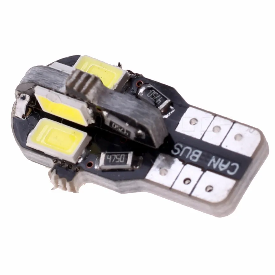 10 шт. T10 8SMD 5630 Светодиодный светильник для автомобиля Canbus NO OBC Ошибка Авто Клин
