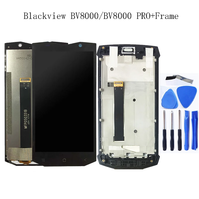Купи 5, 0-дюймовый оригинальный для Blackview BV8000 ЖК-дисплей кодирующий преобразователь сенсорного экрана в сборе для Blackview BV8000 Pro BV 8000 за 1,517 рублей в магазине AliExpress
