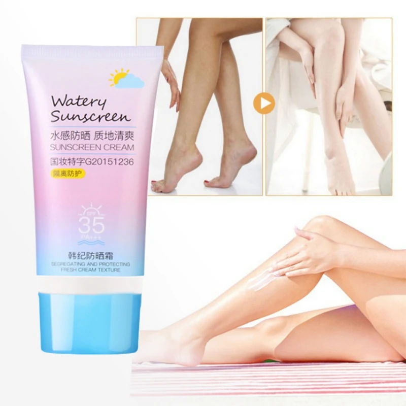 Summer Body Facial Sun Lotion SPF 35 Isolation UV Sunblock Sunscreen Concealer Waterproof Lasting Cream Makeup W1 | Красота и