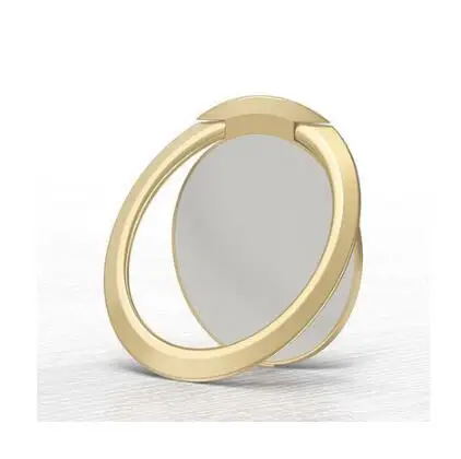 ultrathin Gold Роскошная металлическая розетка для мобильного телефона, универсальный держатель, вращение на 360 градусов, палец, кольцо, держатель, магнитный автомобильный кронштейн, подставка, аксессуары - Цвет: ultrathin Gold