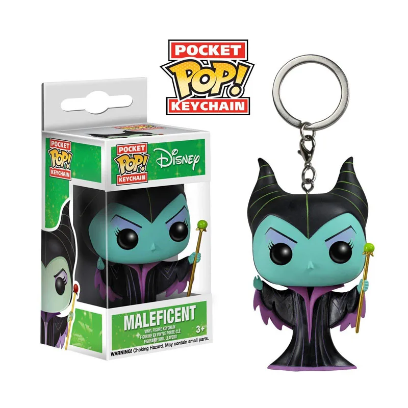 Игрушечный брелок FUNKO мультяшная фигурка Чеширского кота Ститч Малефисента Чаки