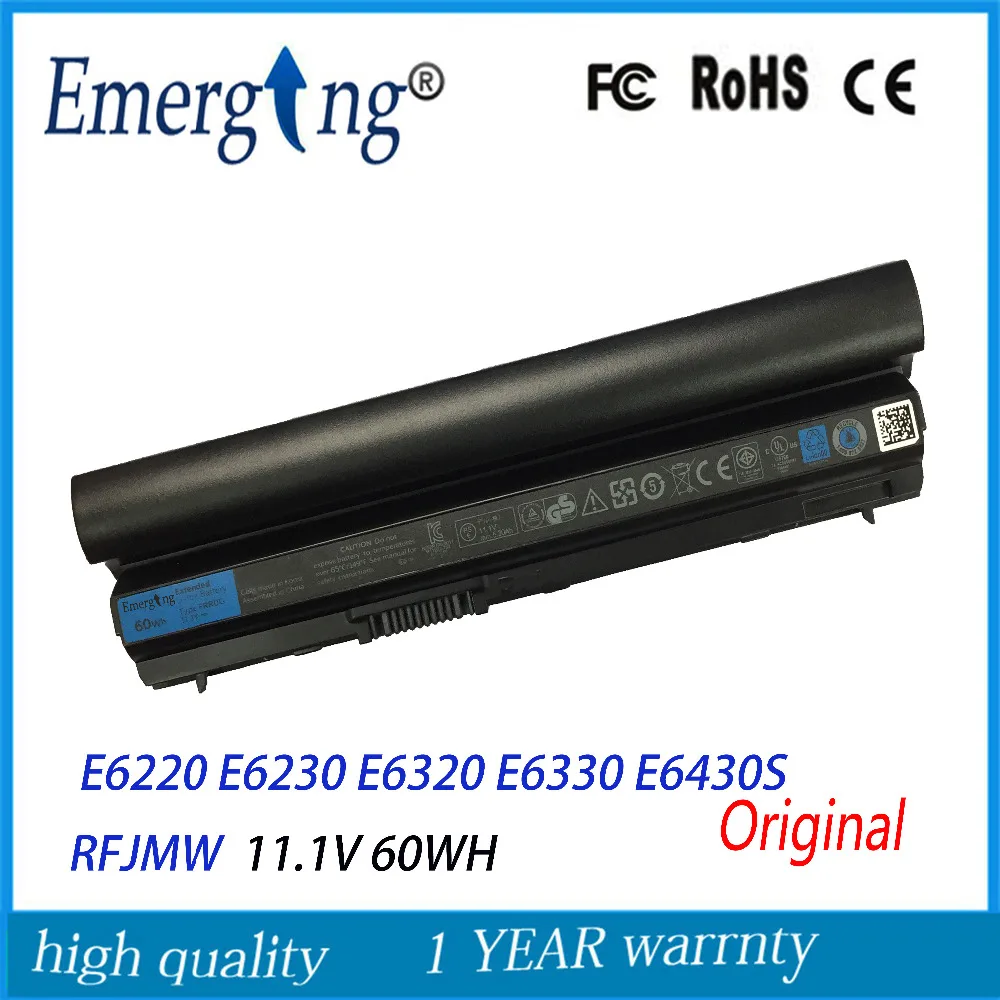 

6cells 11.1V 60Wh Original New Laptop Battery for Dell Latitude E6120 E6220 E6230 E6320 E6330 E6430S RFJMW 11HYV 3W2YX 5X317