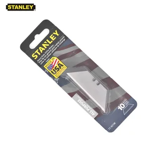 Сверхмощные лезвия для канцелярских ножей Stanley 11-921 дюйма, 1992 дюйма, многофункциональные лезвия для резки ножей, 10 шт.лот