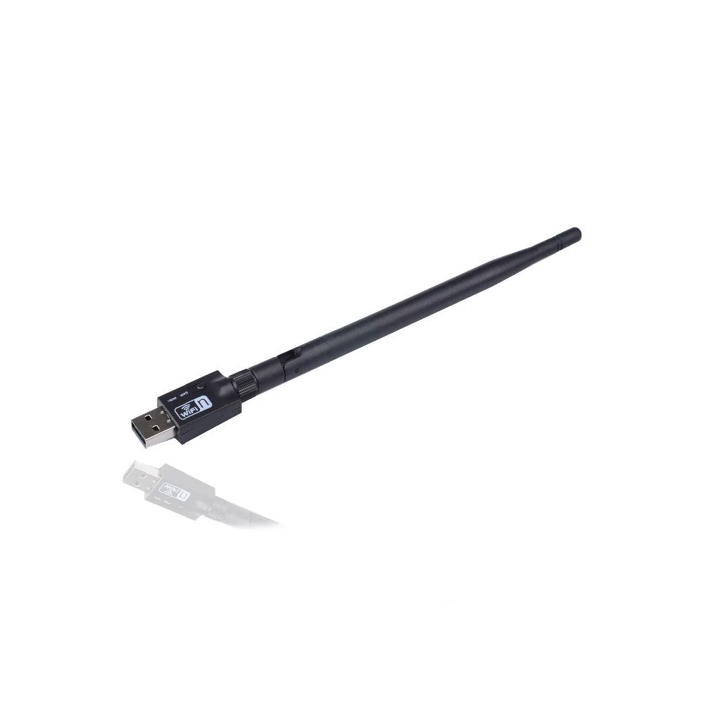150Mbps Wireless-N Adapter black 150M5db with WPS key wireless card USB | Компьютеры и офис