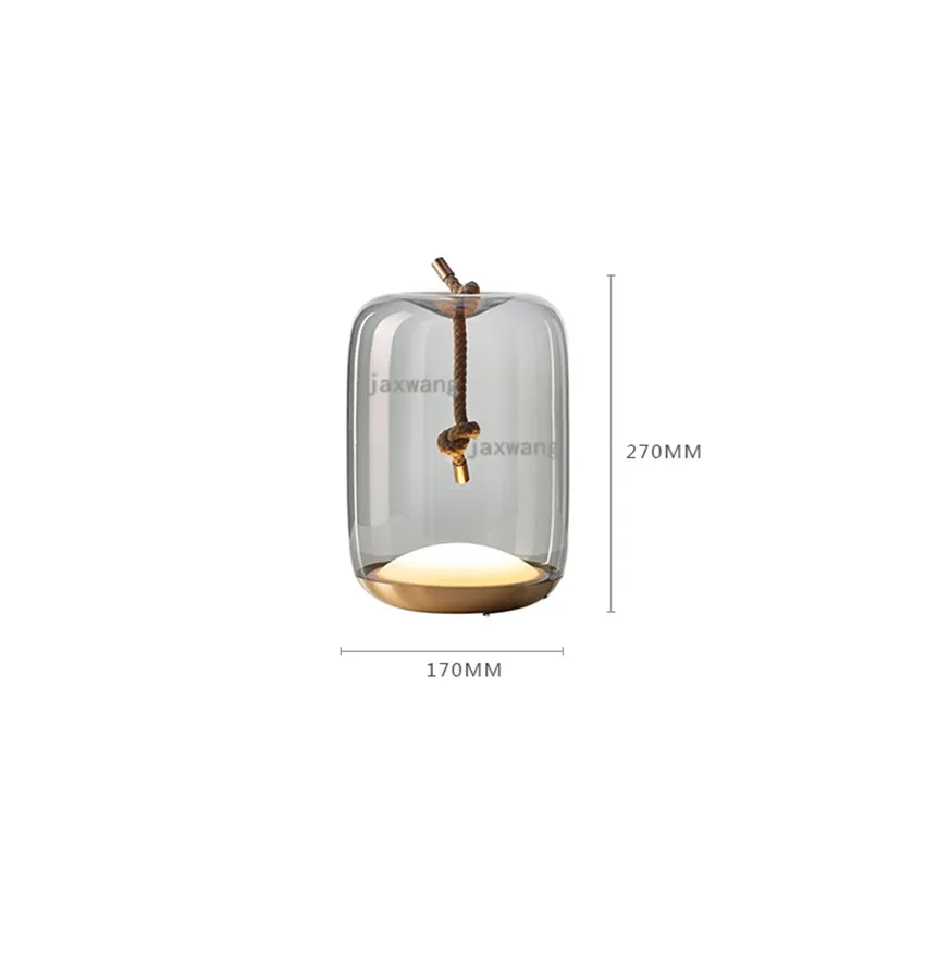 Скандинавские светодиодные стеклянные настольные лампы креативная гостиная Flexo