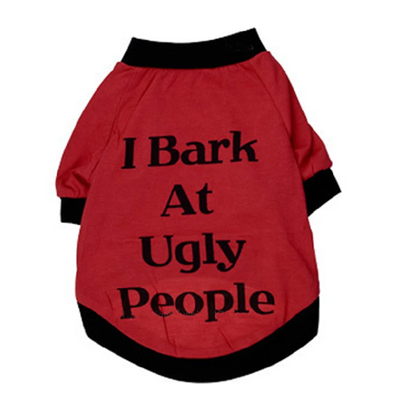 Летняя одежда для плюшевых животных XS L новый дизайн принт Собака футболки