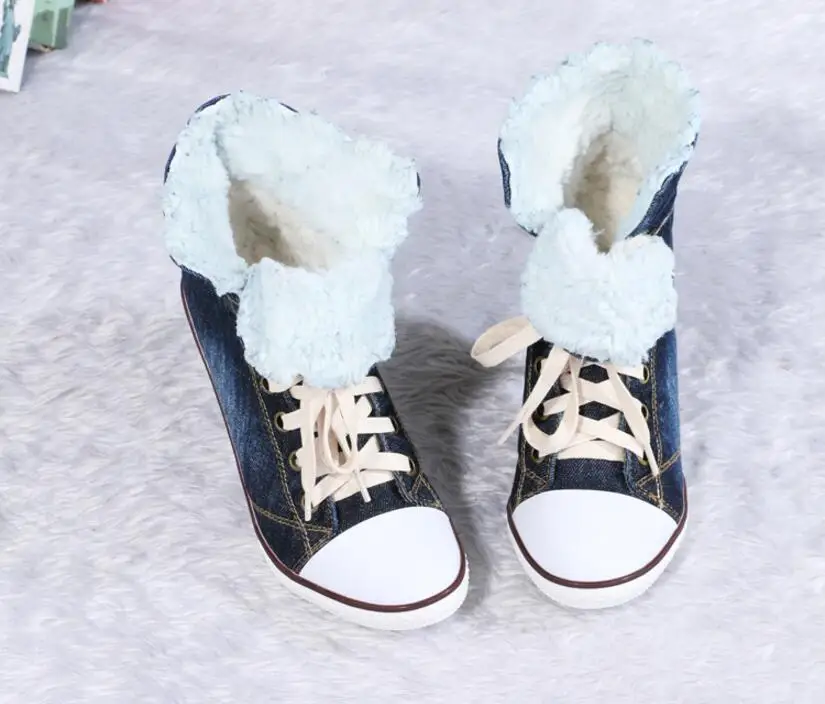 Голубые джинсовые ботильоны на шнуровке Kaeve модные повседневные туфли лодочки