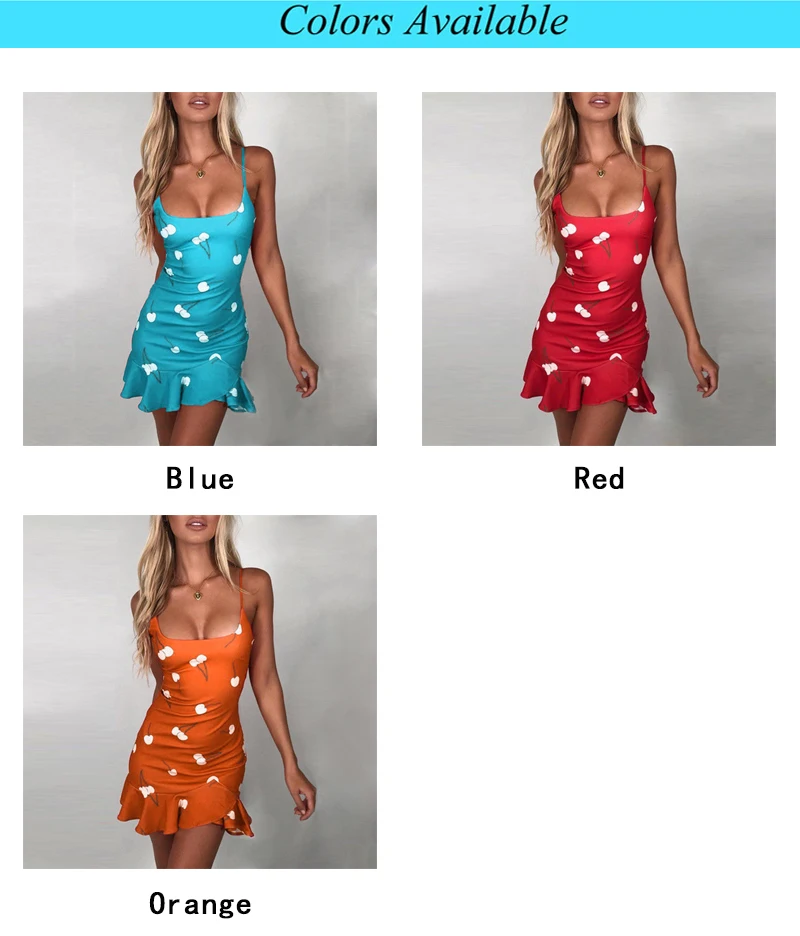 Офисное летнее платье-карандаш с вишневым принтом облегающее сексуальное платье