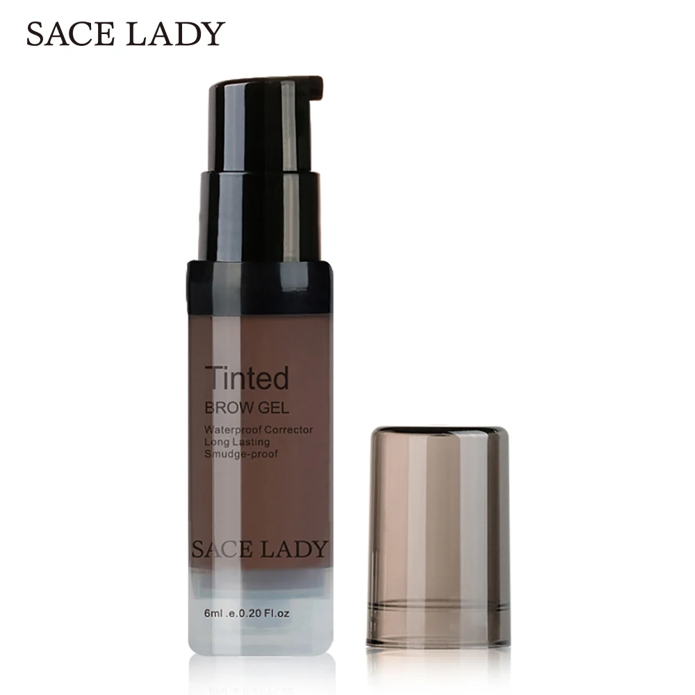 Бренд SACE LADY натуральный коричневый макияж краска для бровей оттенок крем макияжа