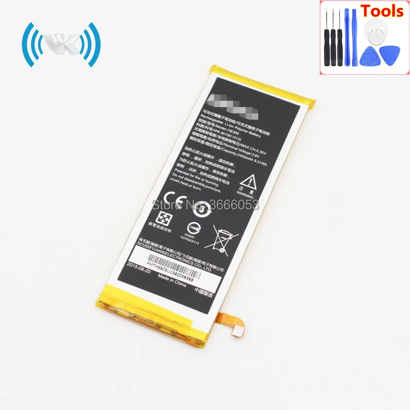 Сменный литий полимерный аккумулятор VK 2450 мАч/9 31 Вт/ч 3 8 В HE305 для Infocus V5 M808 M560