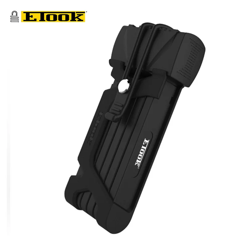 ETOOK сильный складной замок для велосипеда Eletronic велосипед мотоцикл MTB Горный Дорожный велосипед сильный складной Противоугонный велосипедный замок