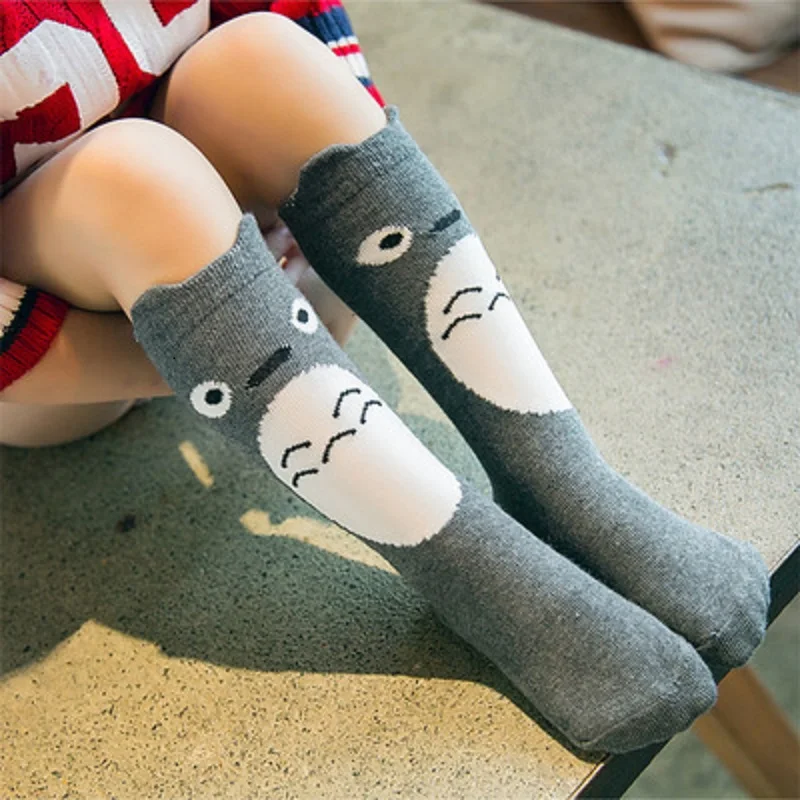 

1 Pair Unisex Multicolor Stocking Cotton Socks 0-6 years Size Boys Girls Cute Toddler Outdoor Fashion Active Knee High Socks