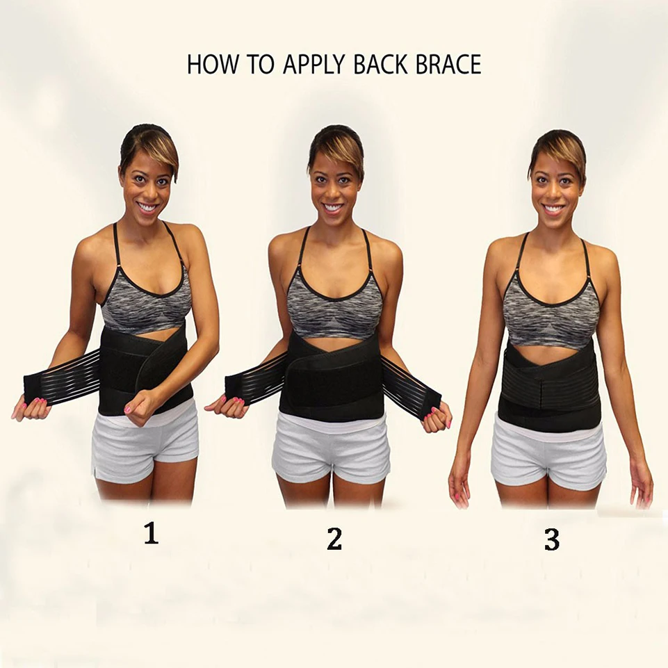 

Все подходят для Поясничной Поддержки Спины, дышащий сетчатый S-XXL с четырьмя вставками