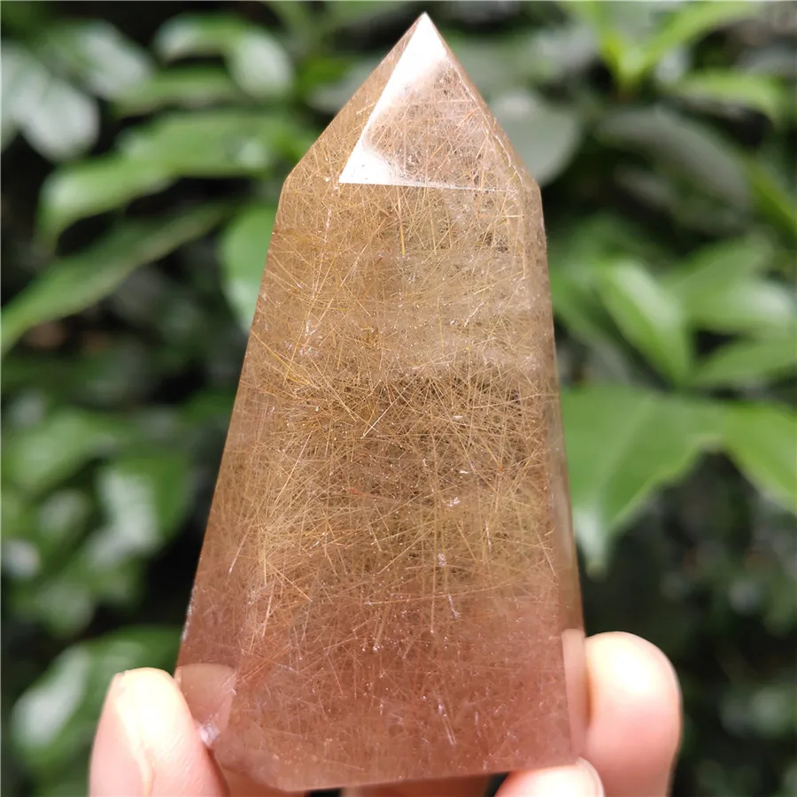 Rutilaed хрустальные точечные кварцевые камни натуральные кристаллы Wicca Cristal Islande Pierre