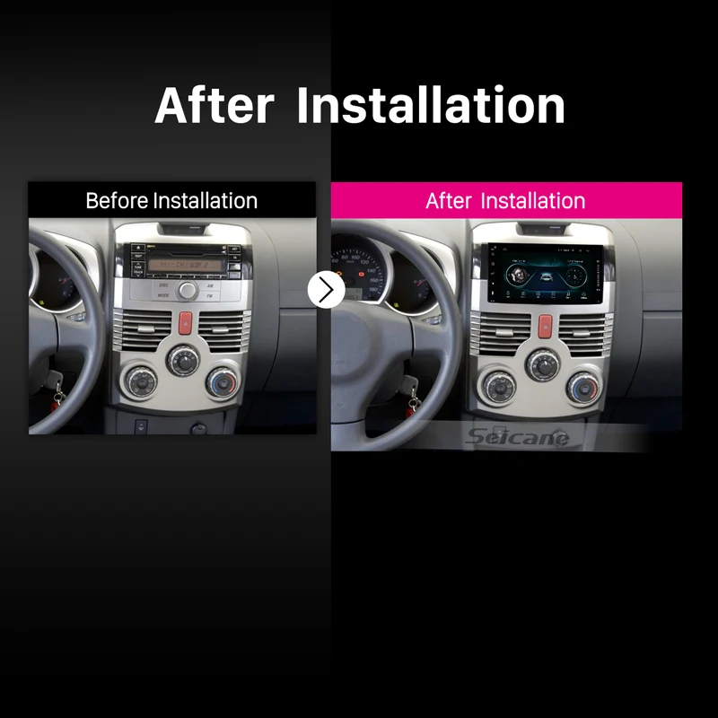 Автомобильный мультимедийный плеер Seicane 2DIN Android 8 1 7 дюймов gps для TOYOTA RAV4 2001 2008 /Camry
