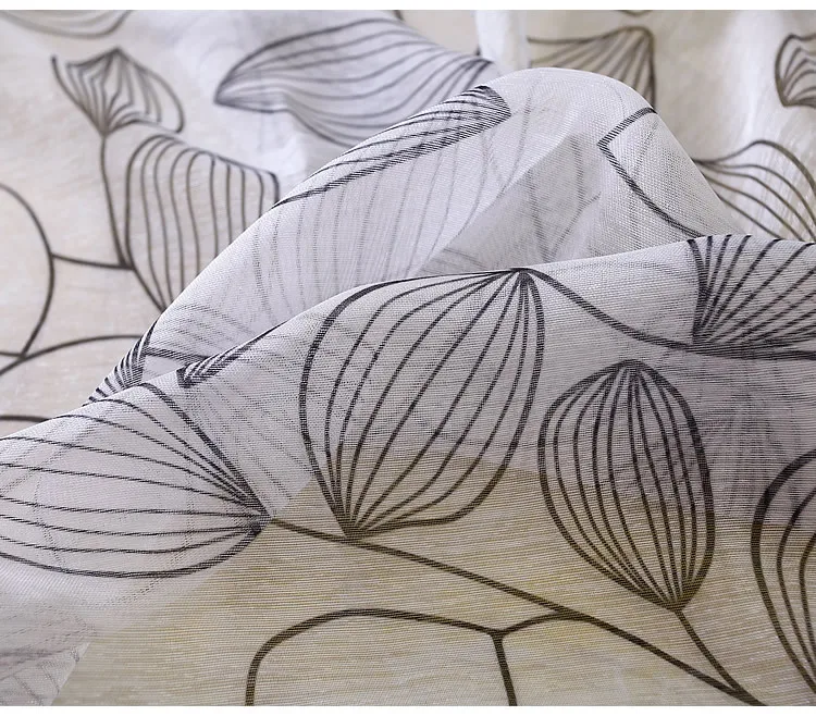 MYRU новые корейские свежие черные затемненные шторы с цветами двухсторонние