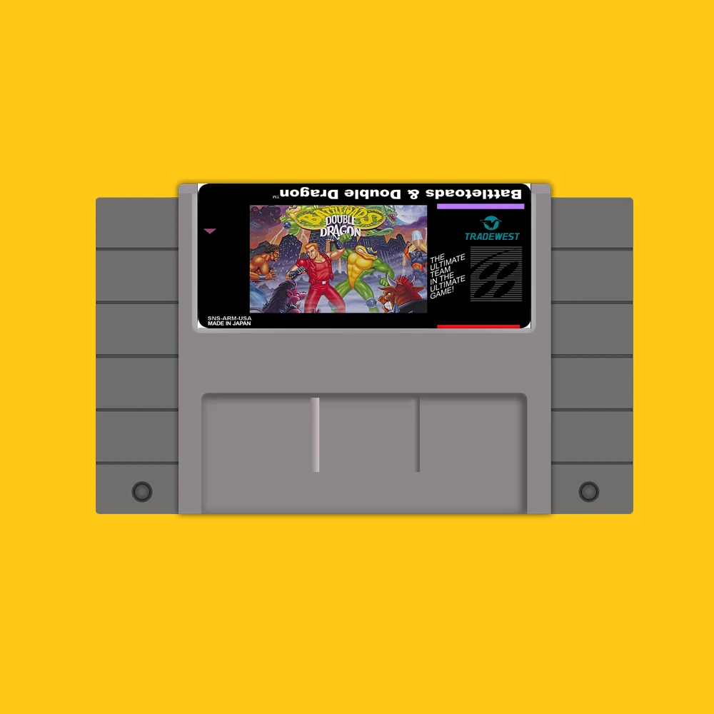 Горячая 46 Pin 16 бит NTSC игровой картридж BATTLETOADS и двойной дракон|battletoads and double dragon|double
