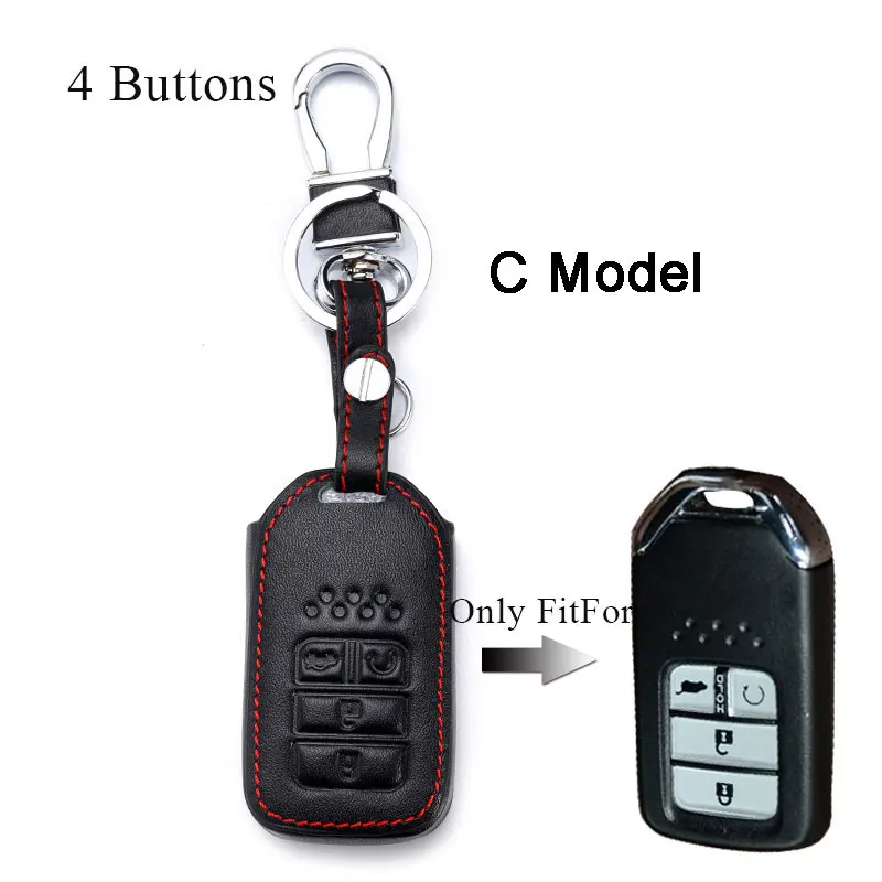 Чехол для ключа дистанционного стайлинга автомобиля чехол Honda Accord Crv Civic 2017 поток
