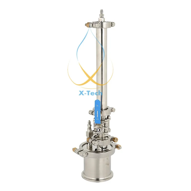 Экстрактор BHO kit 45g Закрытый контур герметичные Экстракторы из нержавеющей стали