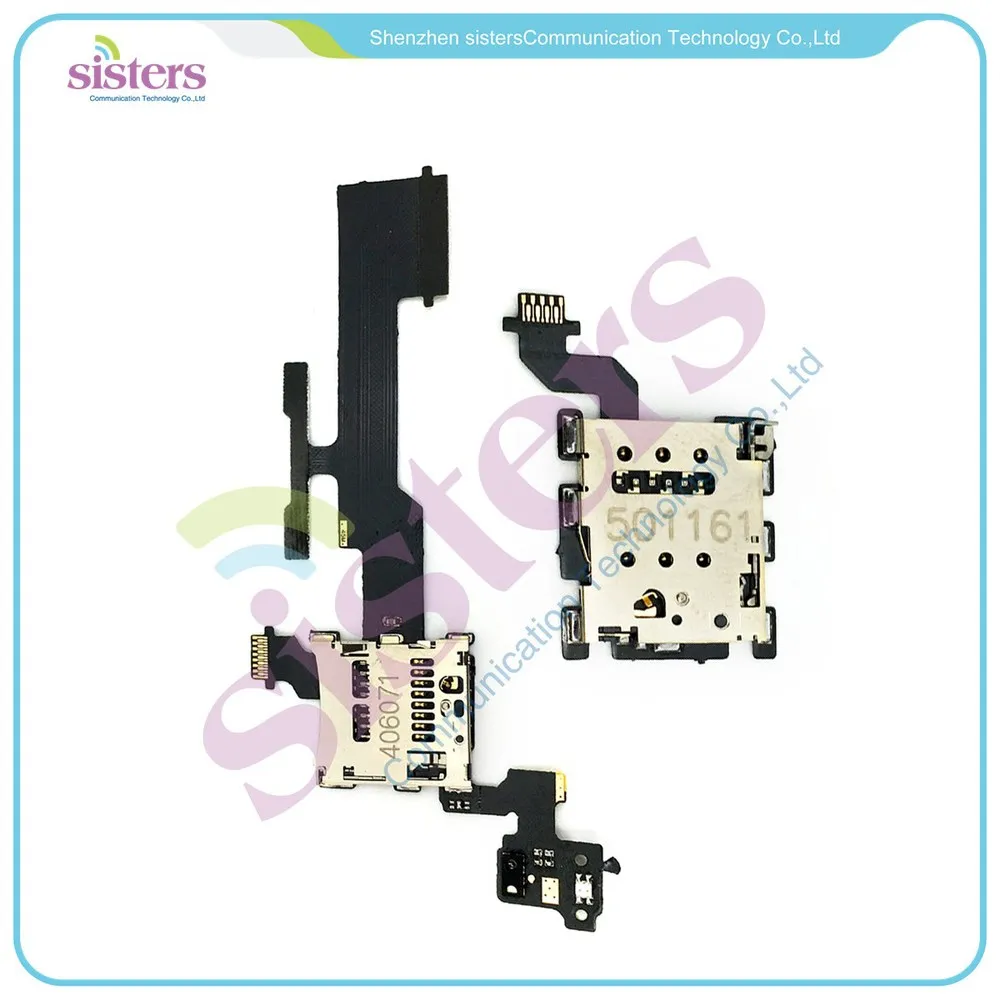 

2 набора (4 шт.), оптовая продажа, устройство для чтения SD-карт, контактный гибкий кабель, лента с держателем SIM-карты, гибкий кабель для HTC One M8, б...