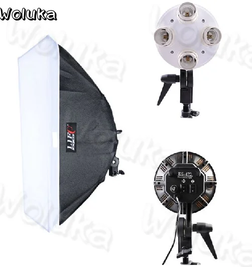 Четырехсекционная лампа софтбокс фоновое освещение для фотосъемки одежда